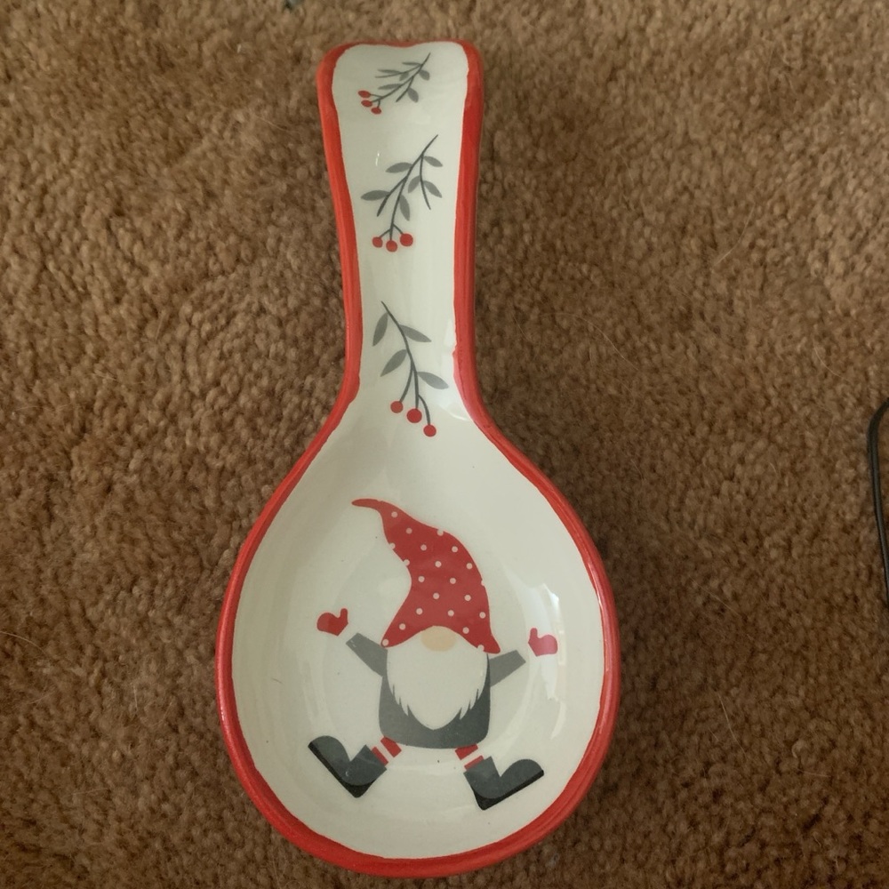 Festive Gnome Spoon Rest
